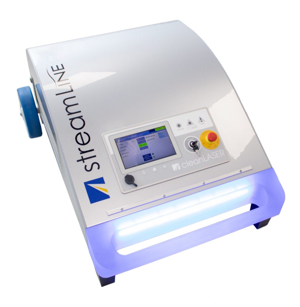 Equipo de limpieza láser compacto streamLINE